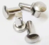 SS cap rivets in assorted sizes for utensils